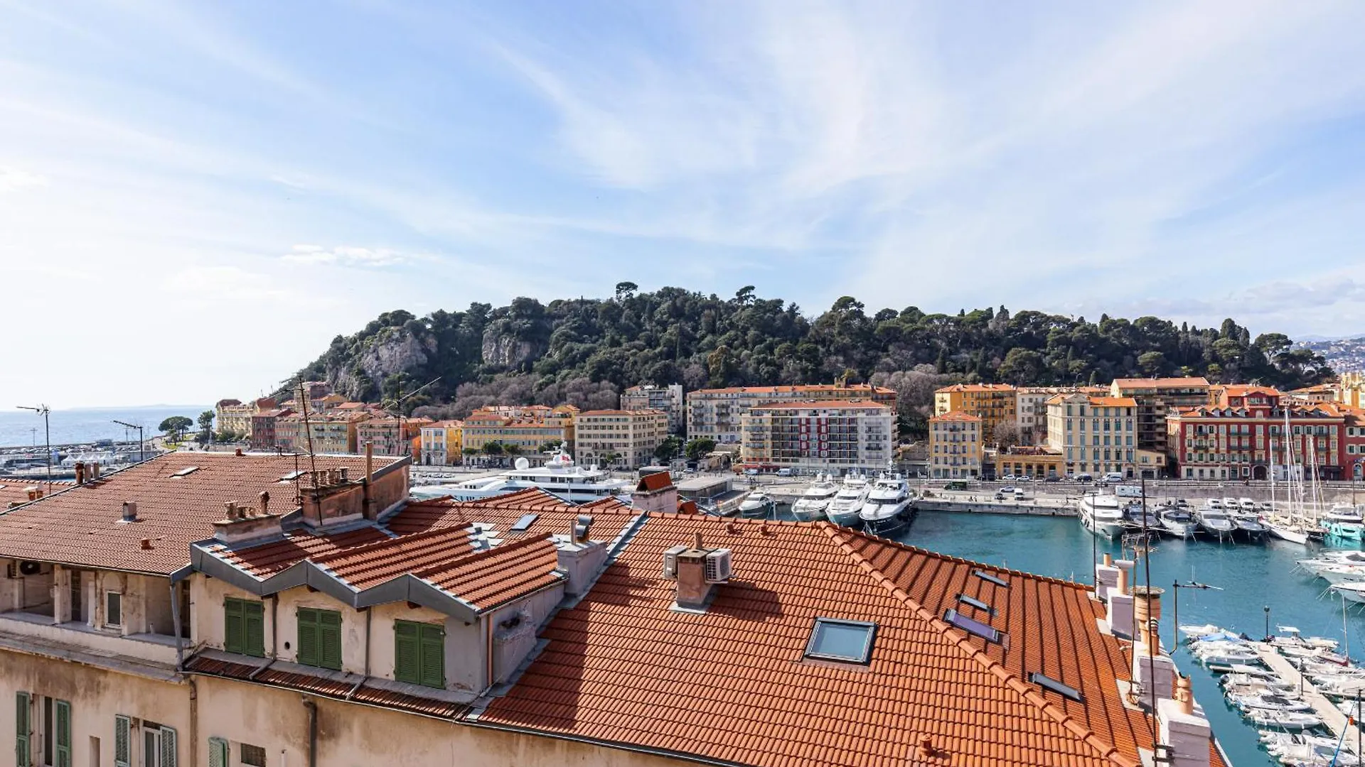 Апартаменты Extraordinary View On Port And Castle Hill - 1 Bdr & Parking Ницца