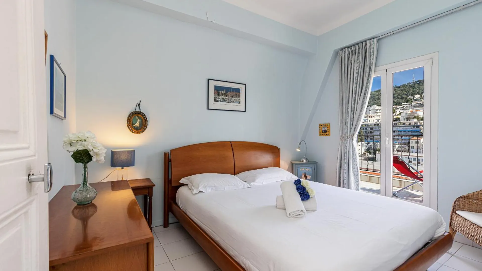 شقة Extraordinary View On Port And Castle Hill - 1 Bdr & Parking نيس
